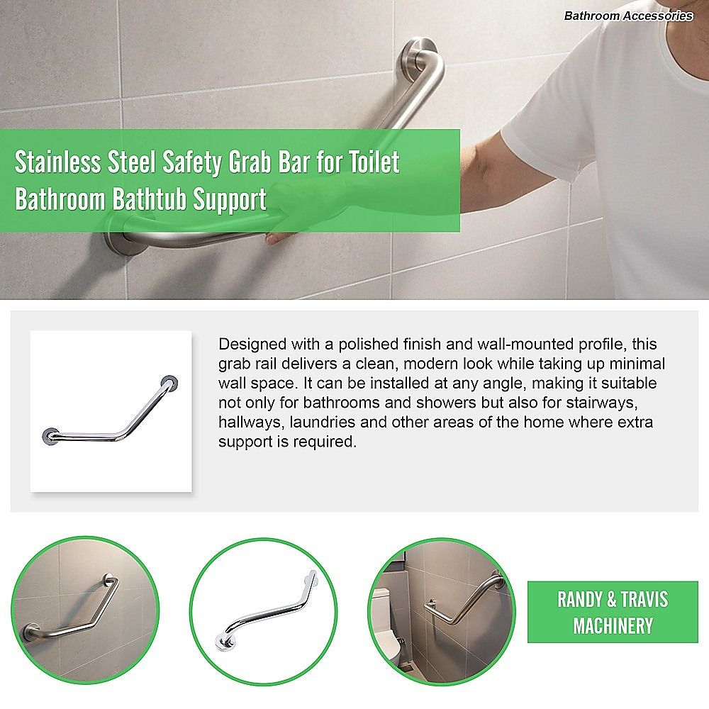 Stainless Steel Safety Grab Bar for Toilet Bathroom Bathtub Support
