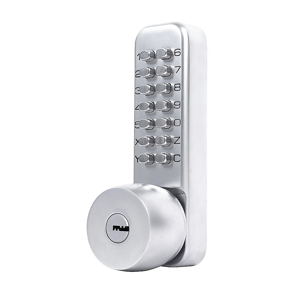 Mechanical Keyless Door Lock with Handle for Garage Office
