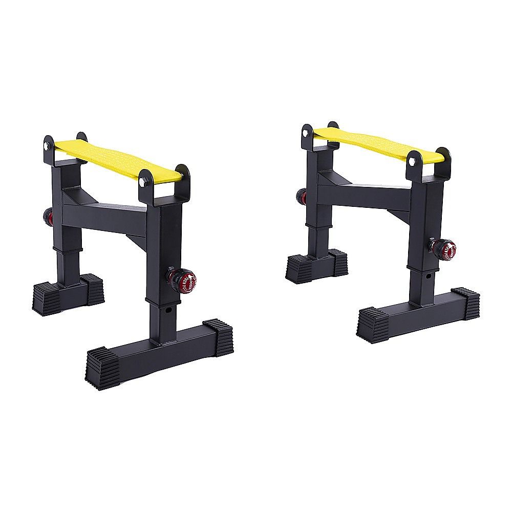 2x Deadlift Sling Racks Barbell Jack Squat Wedge