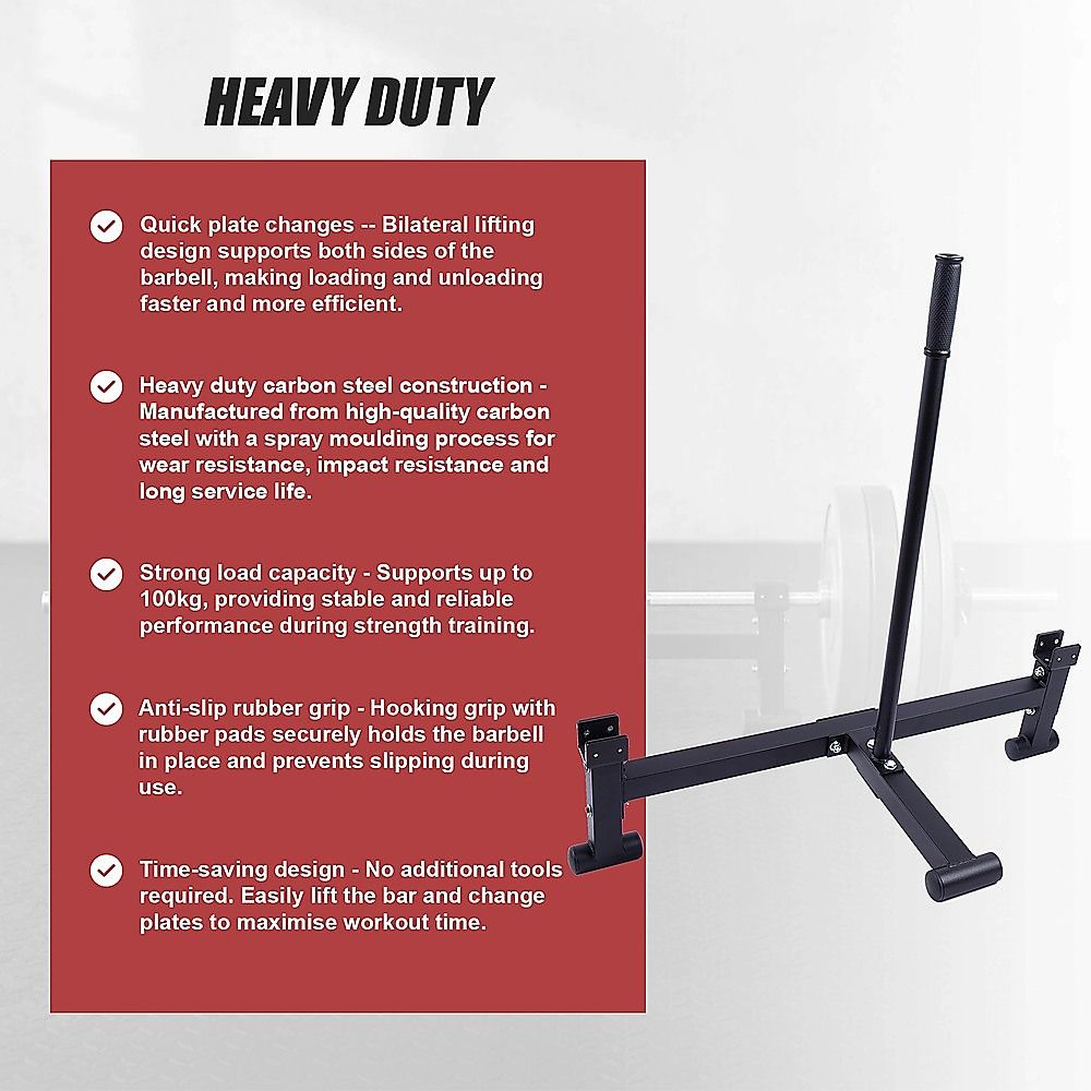 Heavy Duty Steel Deadlift Jack with Anti Slip Handle