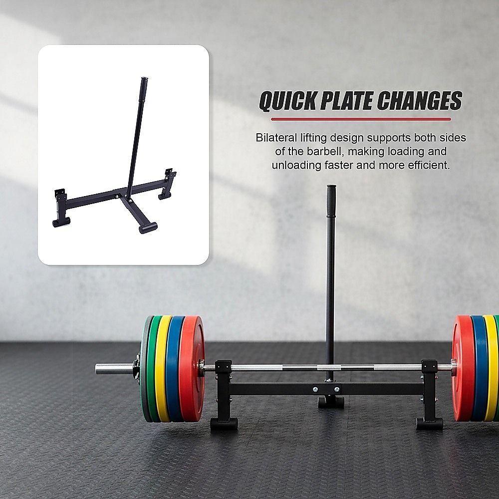 Heavy Duty Steel Deadlift Jack with Anti Slip Handle