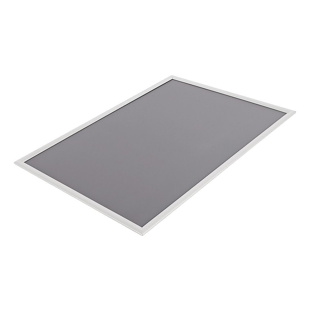 A2 2pc Aluminium Snap Poster Frame Wall Mount Sign Holder Silver