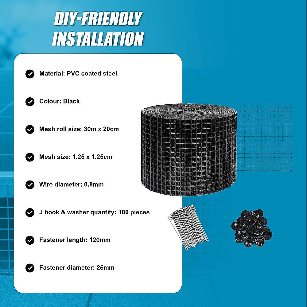 30m Solar Panel Bird Proofing Kit Stainless Steel Mesh