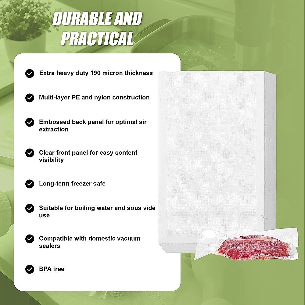 20cm x 30cm 100pcs Vacuum Sealer Bags Food Storage