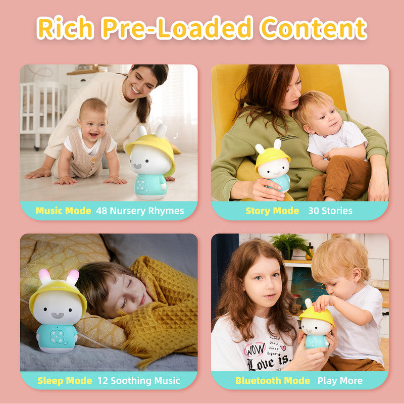 Interactive Alilo G9S+ Baby Bunny Storyteller and Sleep Companion
