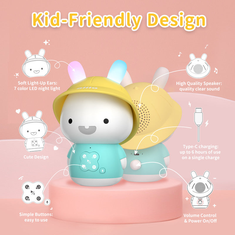 Interactive Alilo G9S+ Baby Bunny Storyteller and Sleep Companion