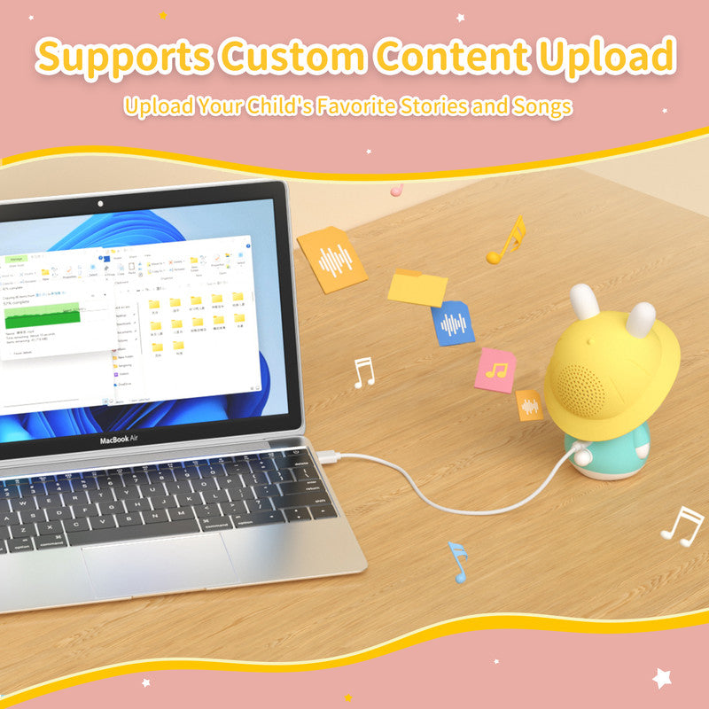 Interactive Alilo G9S+ Baby Bunny Storyteller and Sleep Companion