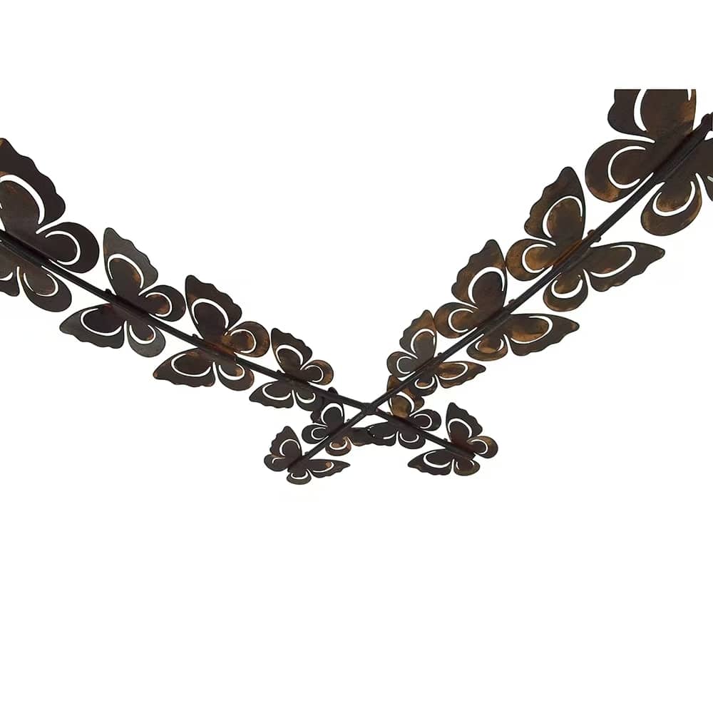 Flutter Of Butterflies As Heart Wall Art 48cm