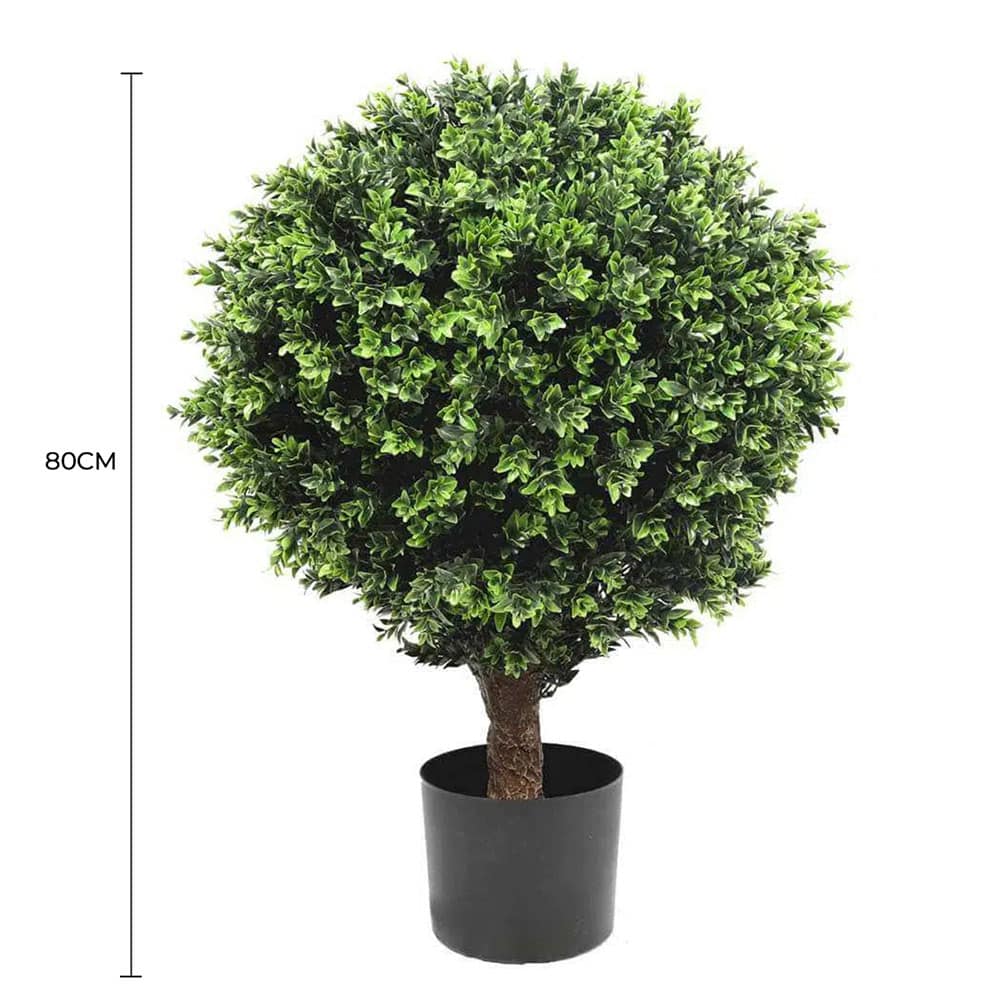 Artificial Topiary Shrub (Hedyotis) UV Resistant 76 CM