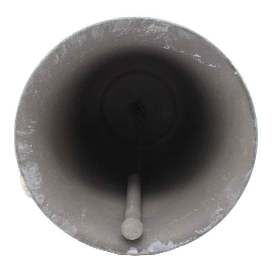 Large Hanging Bell w Rope 28cm