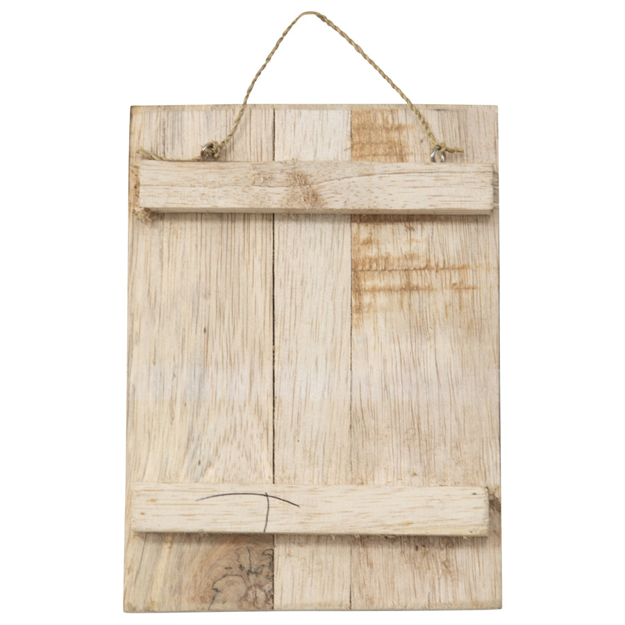 Handcrafted 'All Things Possible' Wall Art 15x3cm