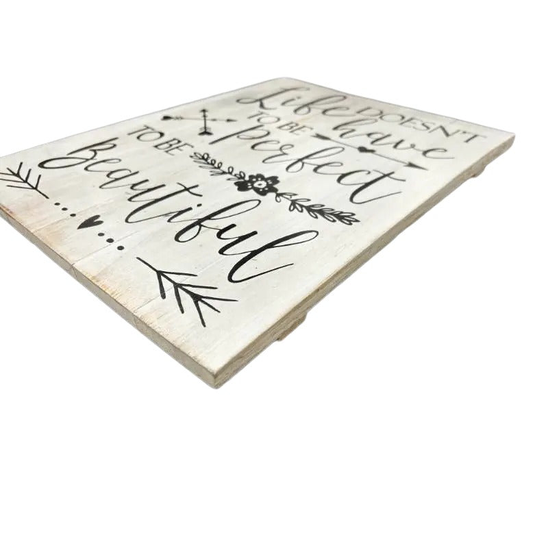 Life Beautiful Wall Art 30cm