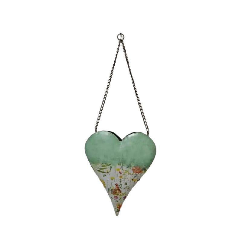 Natures Art Summer Garden Hanging Heart Planter 62cm