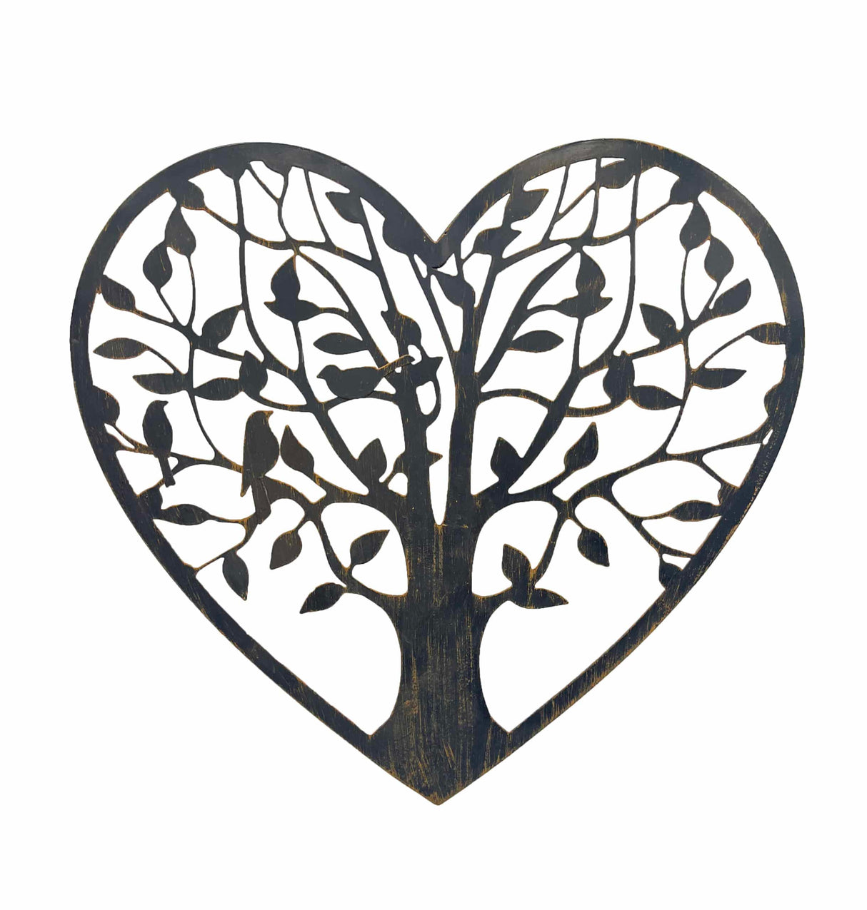 Laser Cut Tree Of Life Heart Wall Art 45x41cm