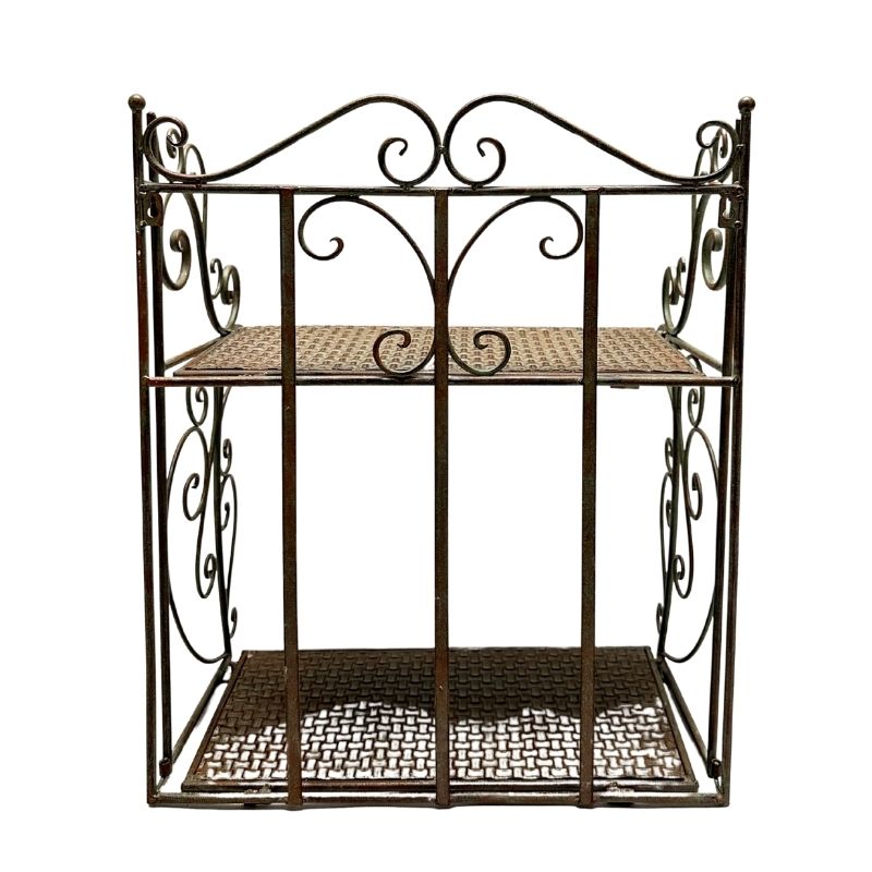 French Provincial 2 Tier Ornate Wall Shelf 60cm