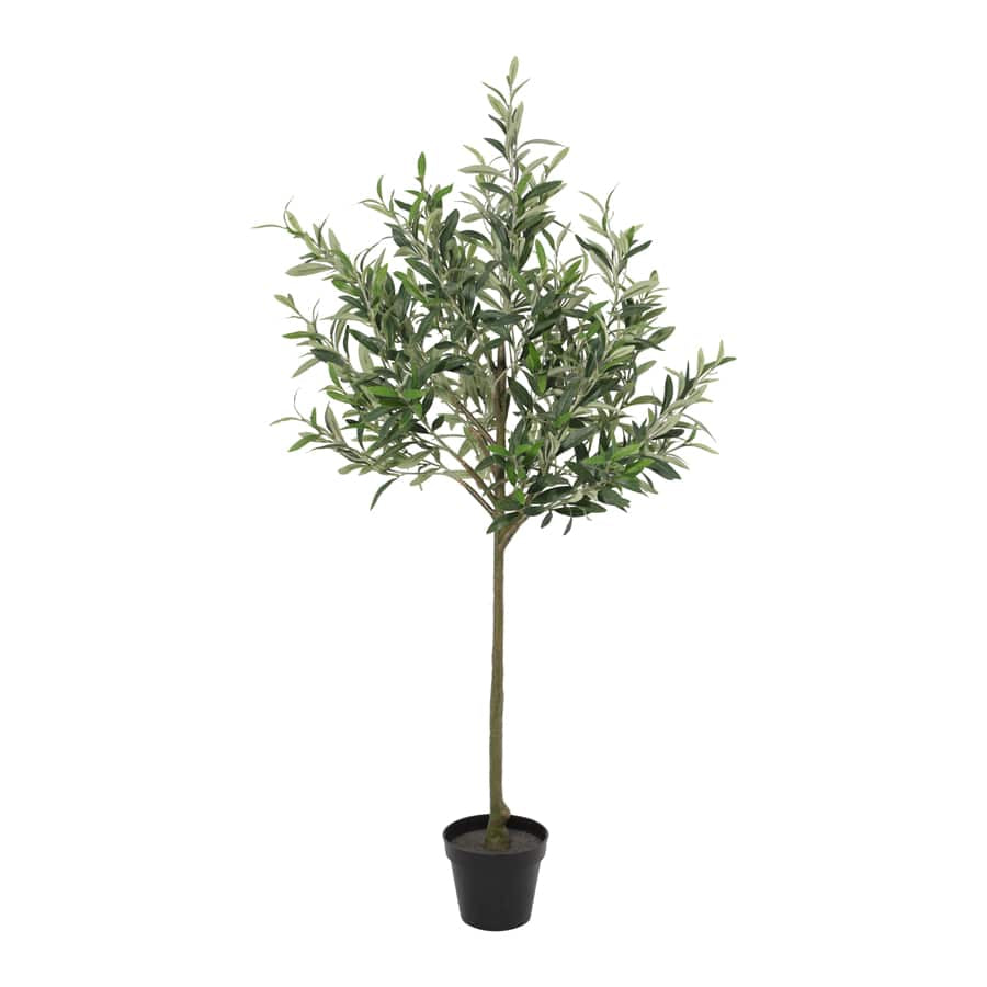 Potted Artificial Pruned Olive Tree 120cm