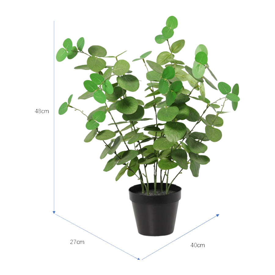 Potted Artificial Eucalyptus 48cm
