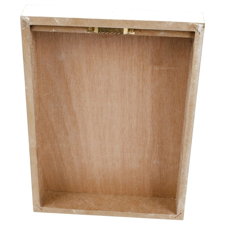 Wood-carved 'No Place Like Home' Wall Art 20x27cm