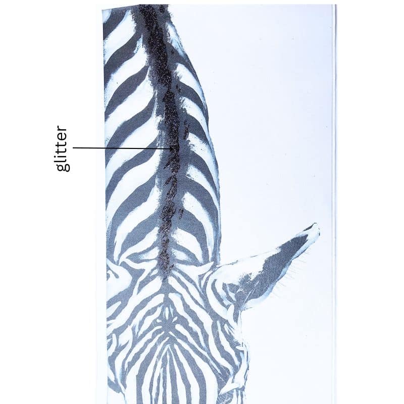 Classic Zebra w Artificial Fur Framed Canvas Wall Art 90cm