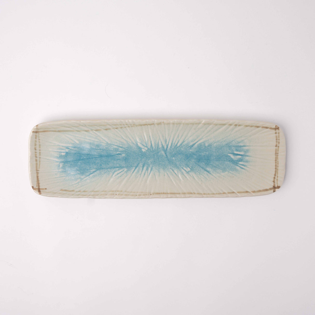 Sashimi Platter 35.2cm Okinawa Glaze