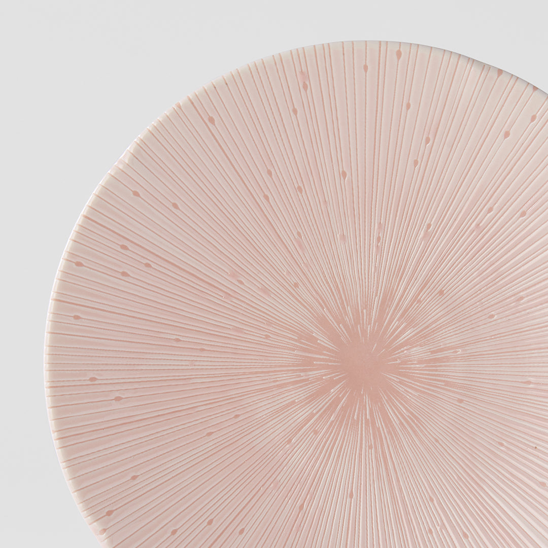 Dinner Plate 24.5cm Ice Pink Glaze