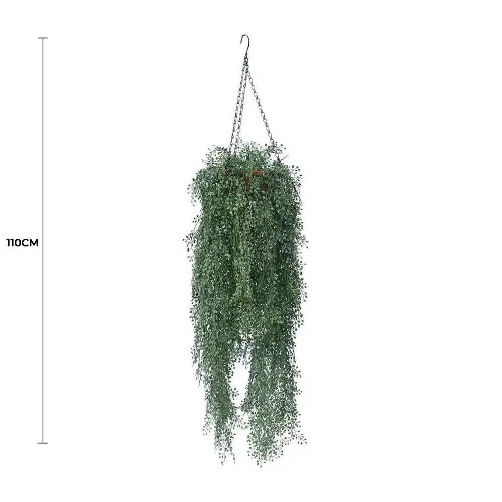 Artificial English Hanging Basket UV Resistant 110cm