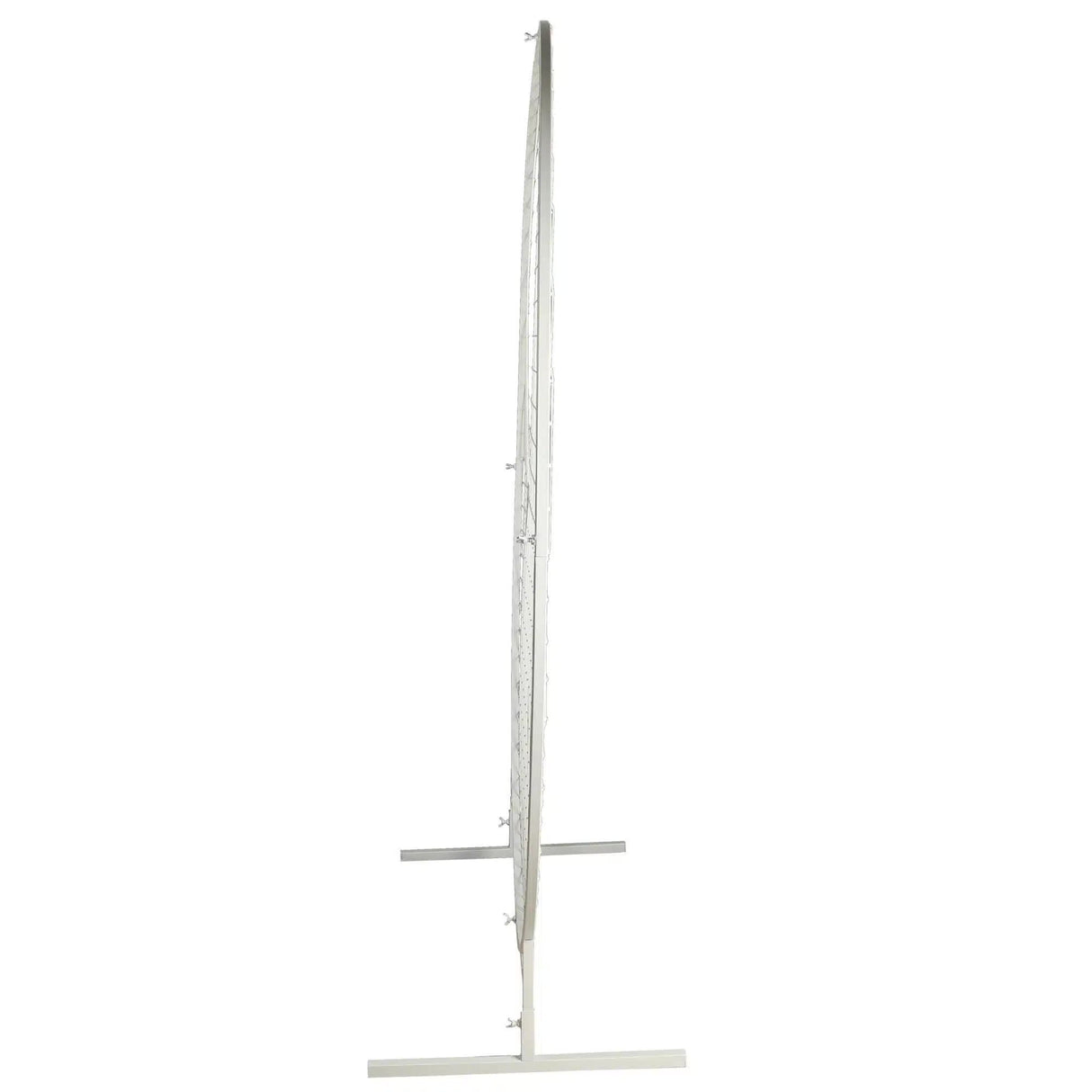 Sturdy Circular Flower Wall / Event Stand 200cm Diameter (White Frame)