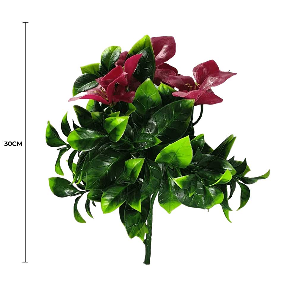 Flowering Purple Lilac Stem UV Resistant 25cm