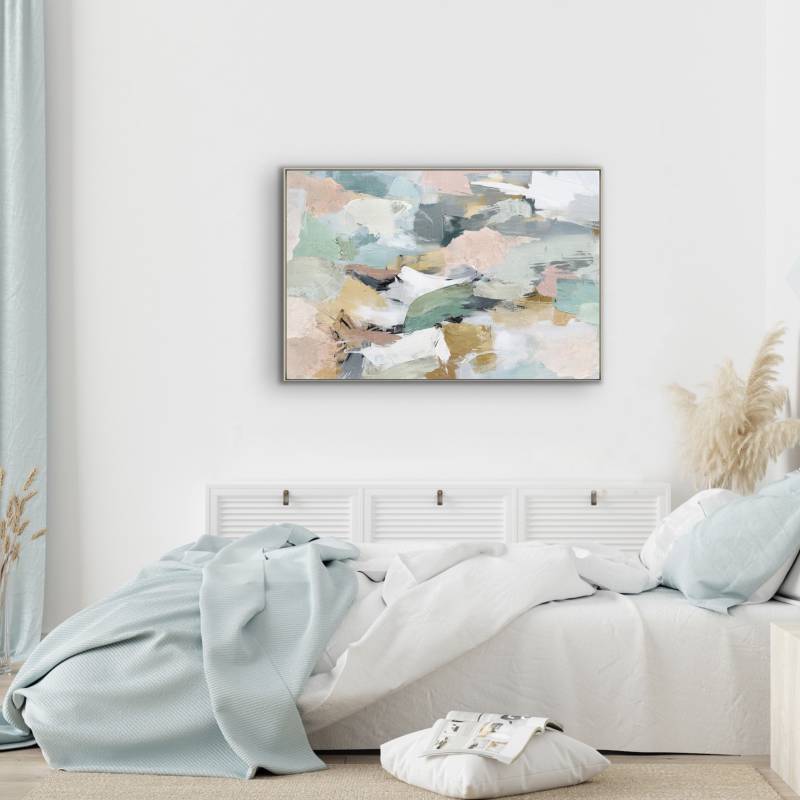 Serenity Artwork Framed Wall Art 120x80cm