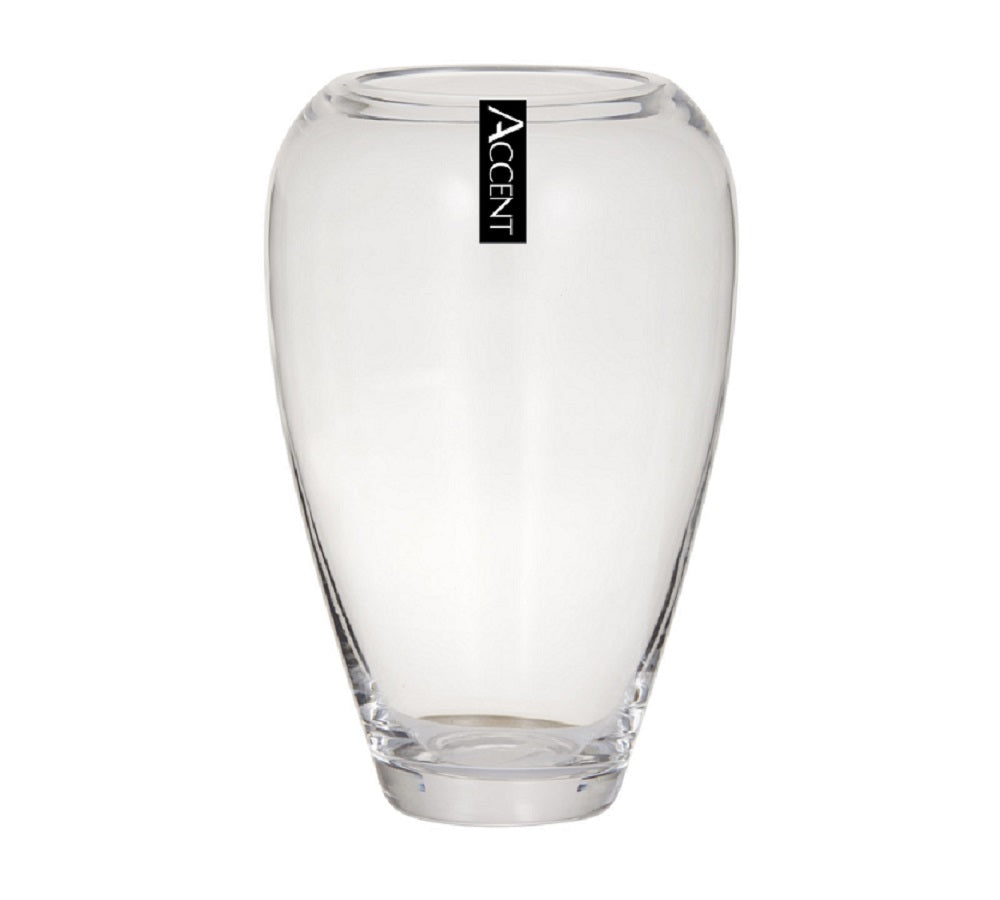 bulk 4 Roselle Glass Vase Flower 24cm