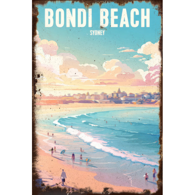Bondi Beach Wall Art 20x30cm