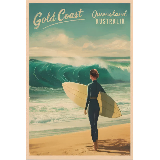 Gold Coast Wall Art 20x30cm