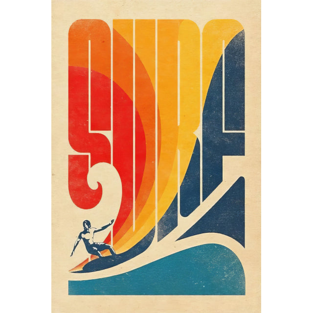 Surf Wall Art 20x30cm