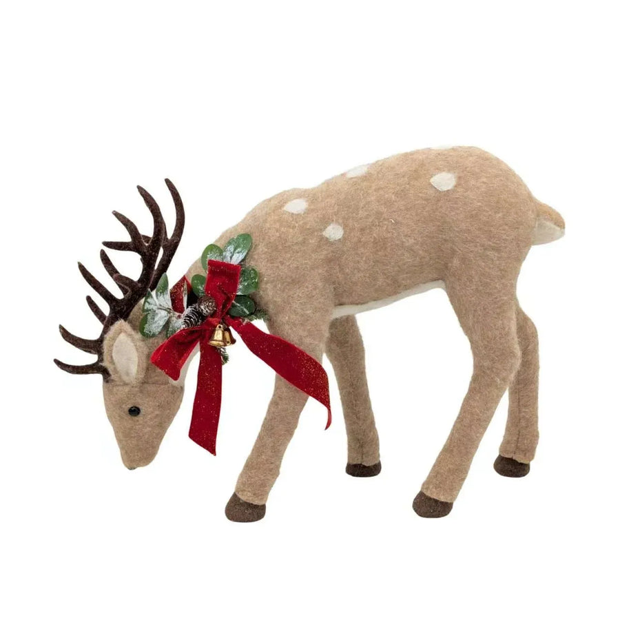 Bulk 2 Xmas Nordic Felt Reindeer 66x48x72cm