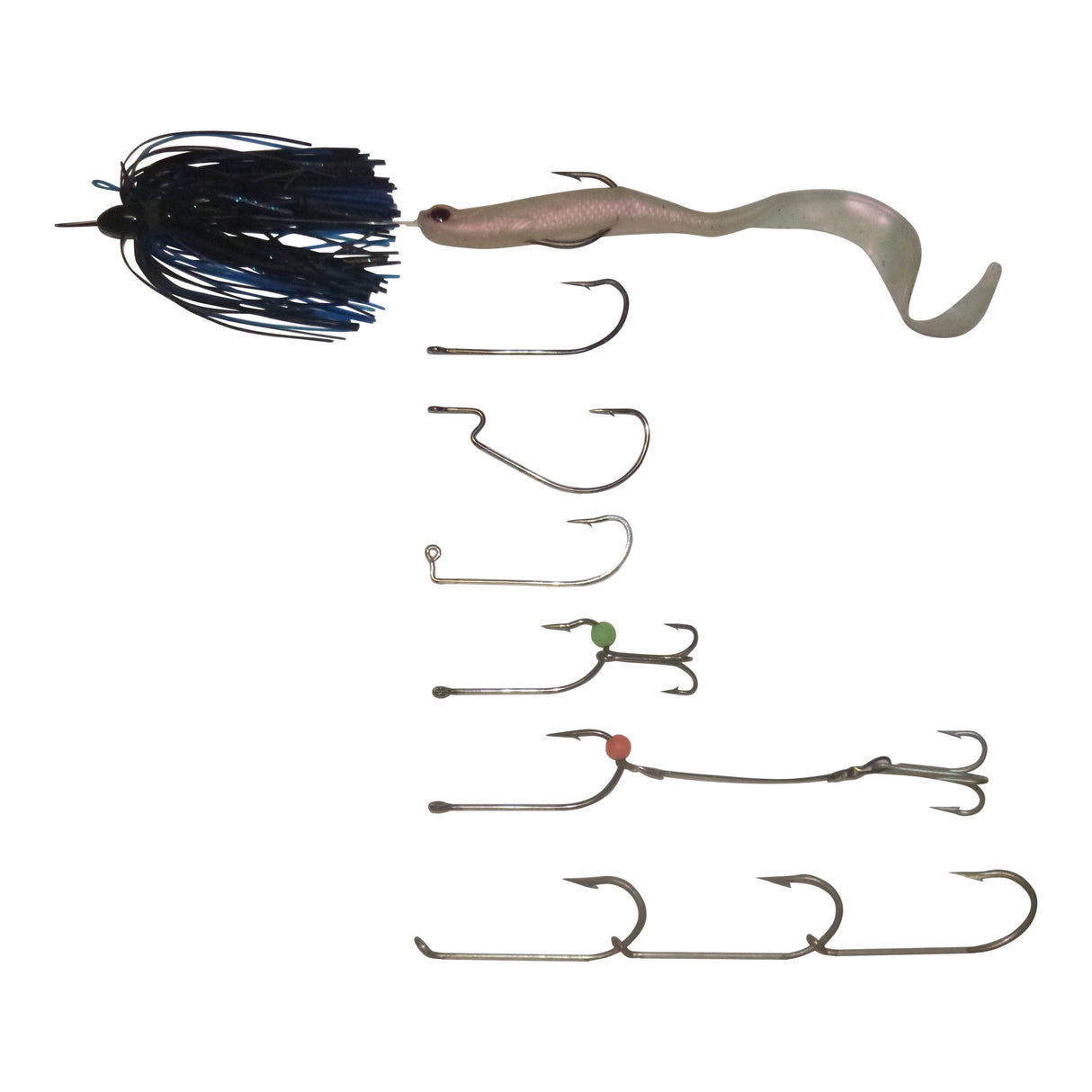 Vike 1/2 oz Skirted Microjig in Black Blue