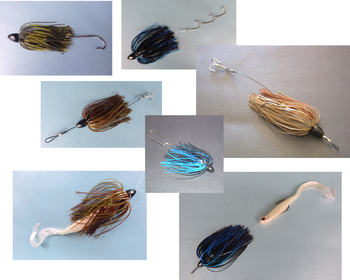 Vike 11/4 oz Skirted Microjig in Black Blue