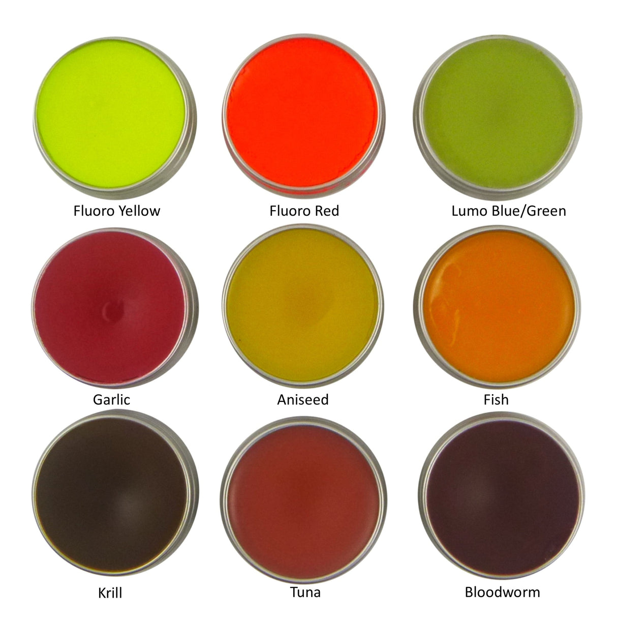 Captain Jack's Gel Scent - Fluoro Red, 15 gm Tin