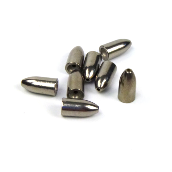 Swimerz 1/4 oz Tungsten Bullet Sinker. Qty 8.