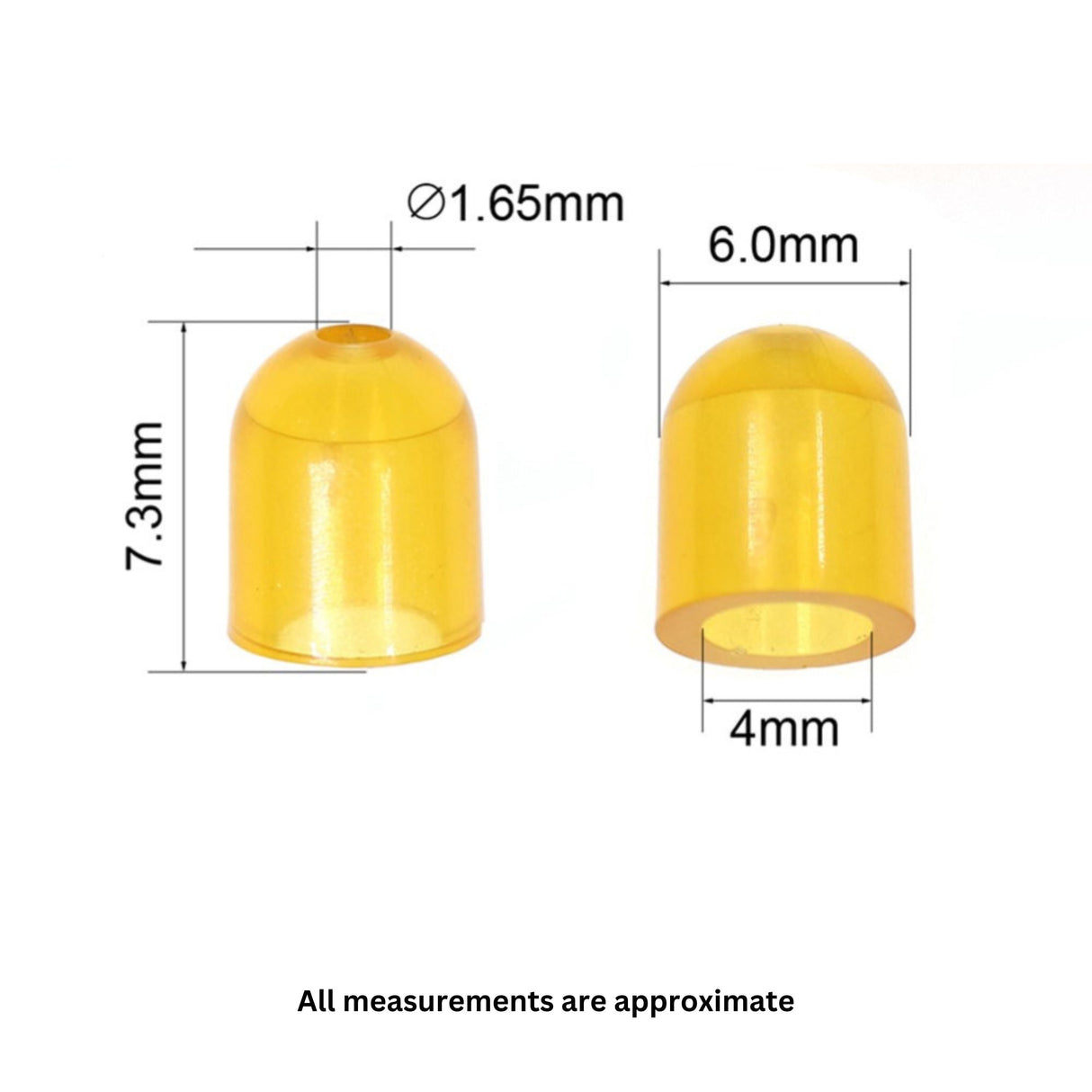 Artizan Nose Cone, 4mmID 6mmOD, Qty 50