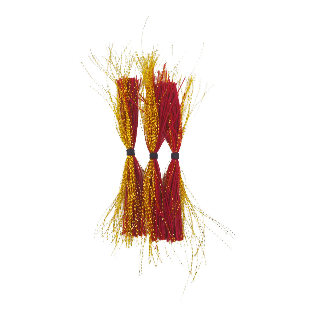 Dekoi Krystal Flash Lure Skirts, Red Neon