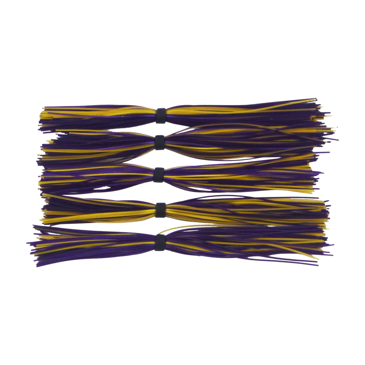 Dekoi Chatterbait Lure Skirts, Purple Gold