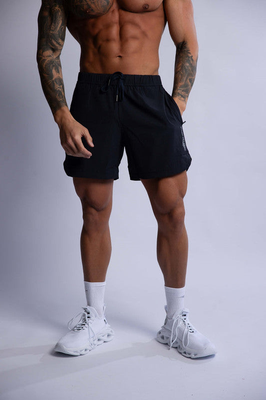 HARD HITTERS MEN'S PRO-TECH PERFORMANCE SHORTS BLACK X-LARGE