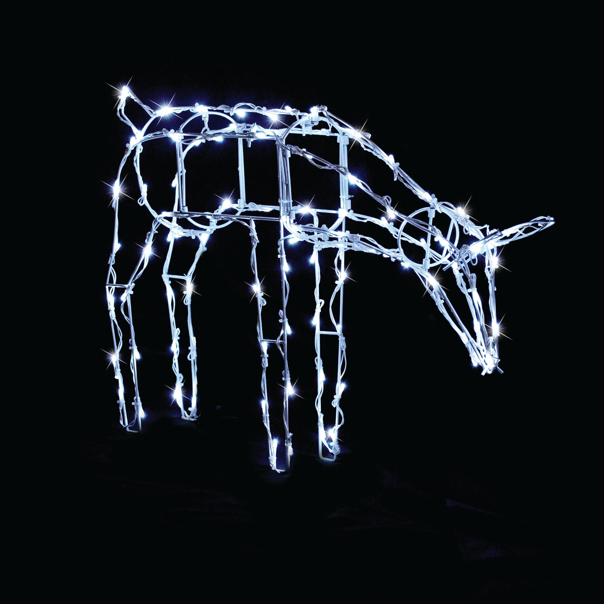 Enchanting LED Reindeer with Battery Operation ? Select Between Feeding and Standing Designs