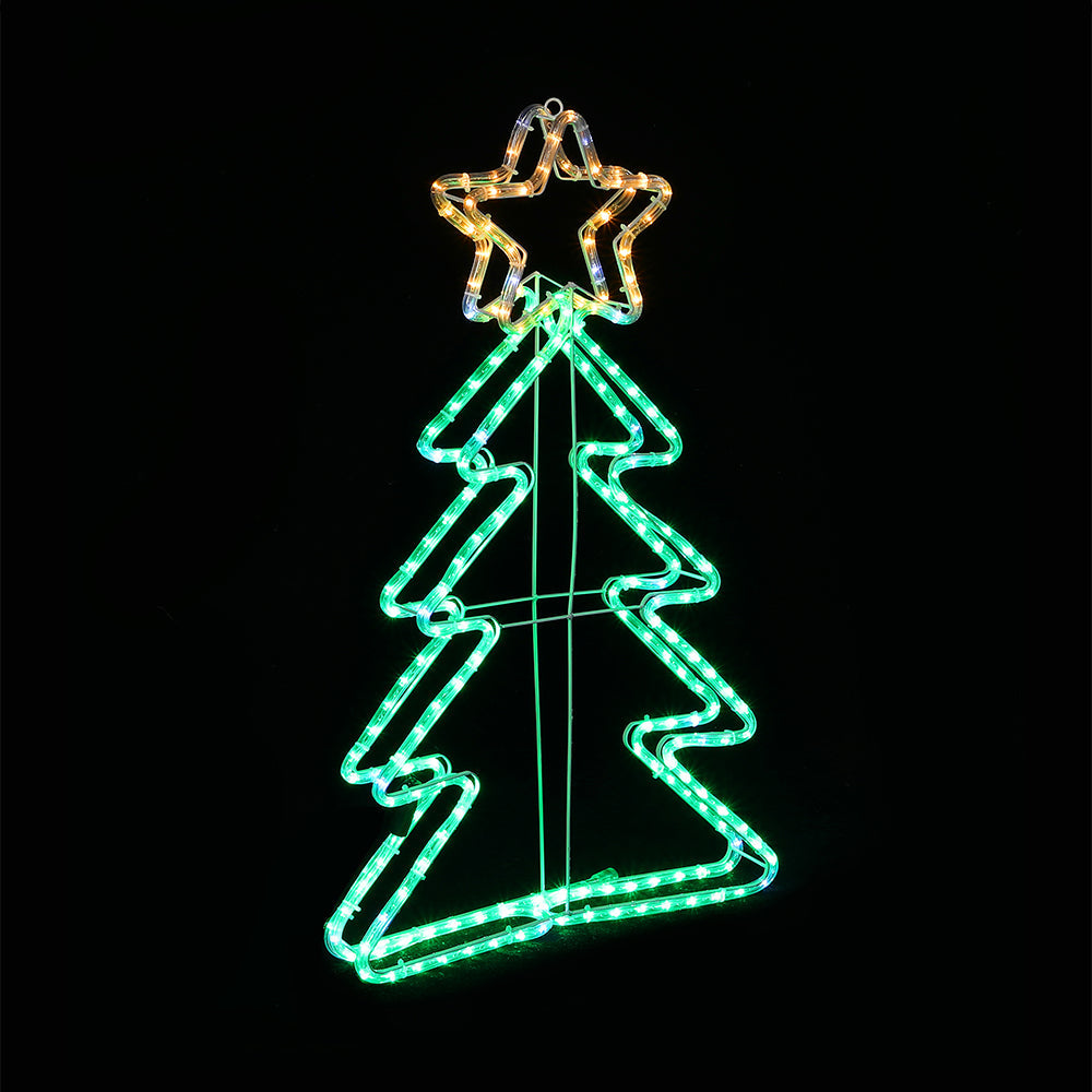Twinkling 3D LED Ropelight Christmas Tree Lights
