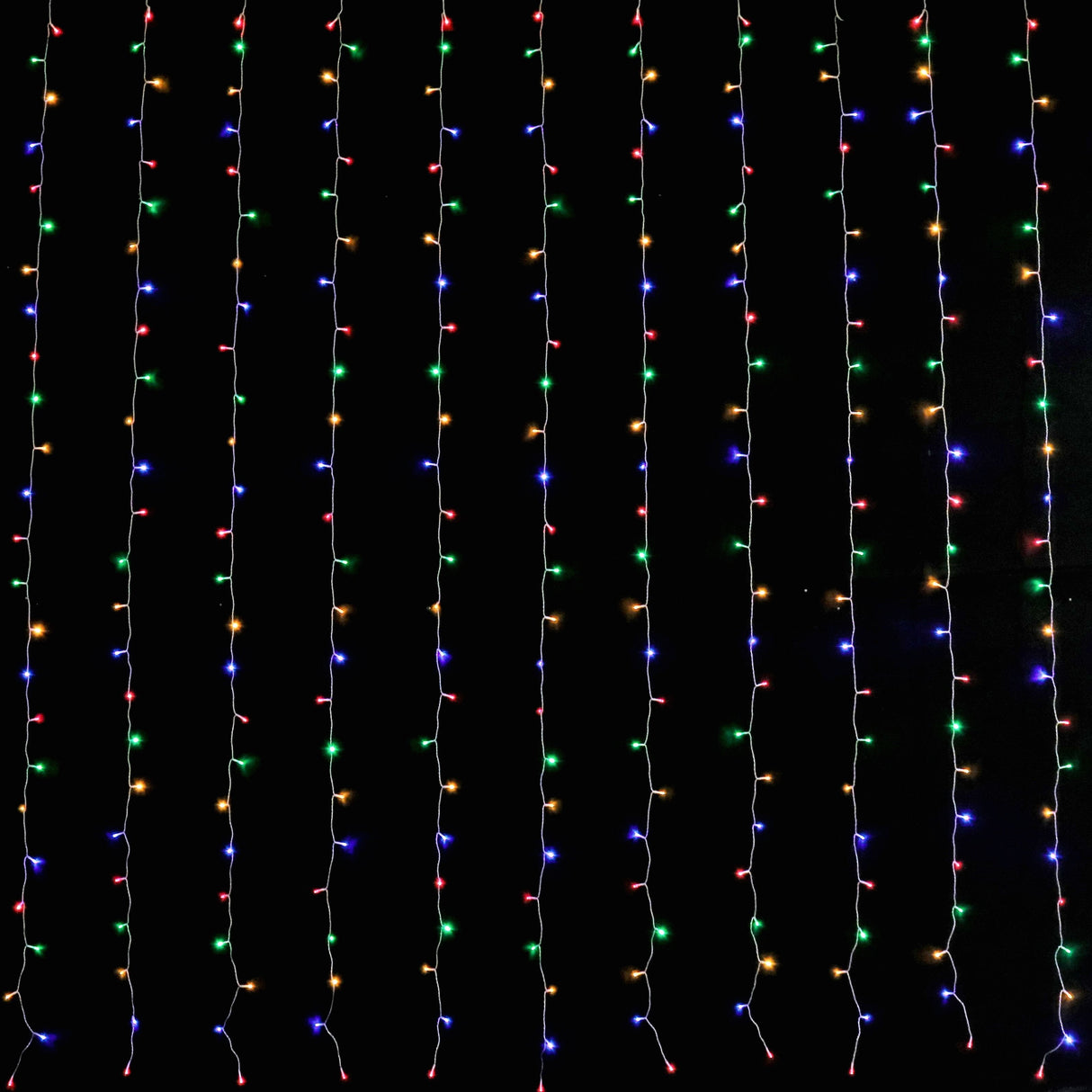 Vibrant 600 LED Color Changing Curtain Lights - 6m x 3m