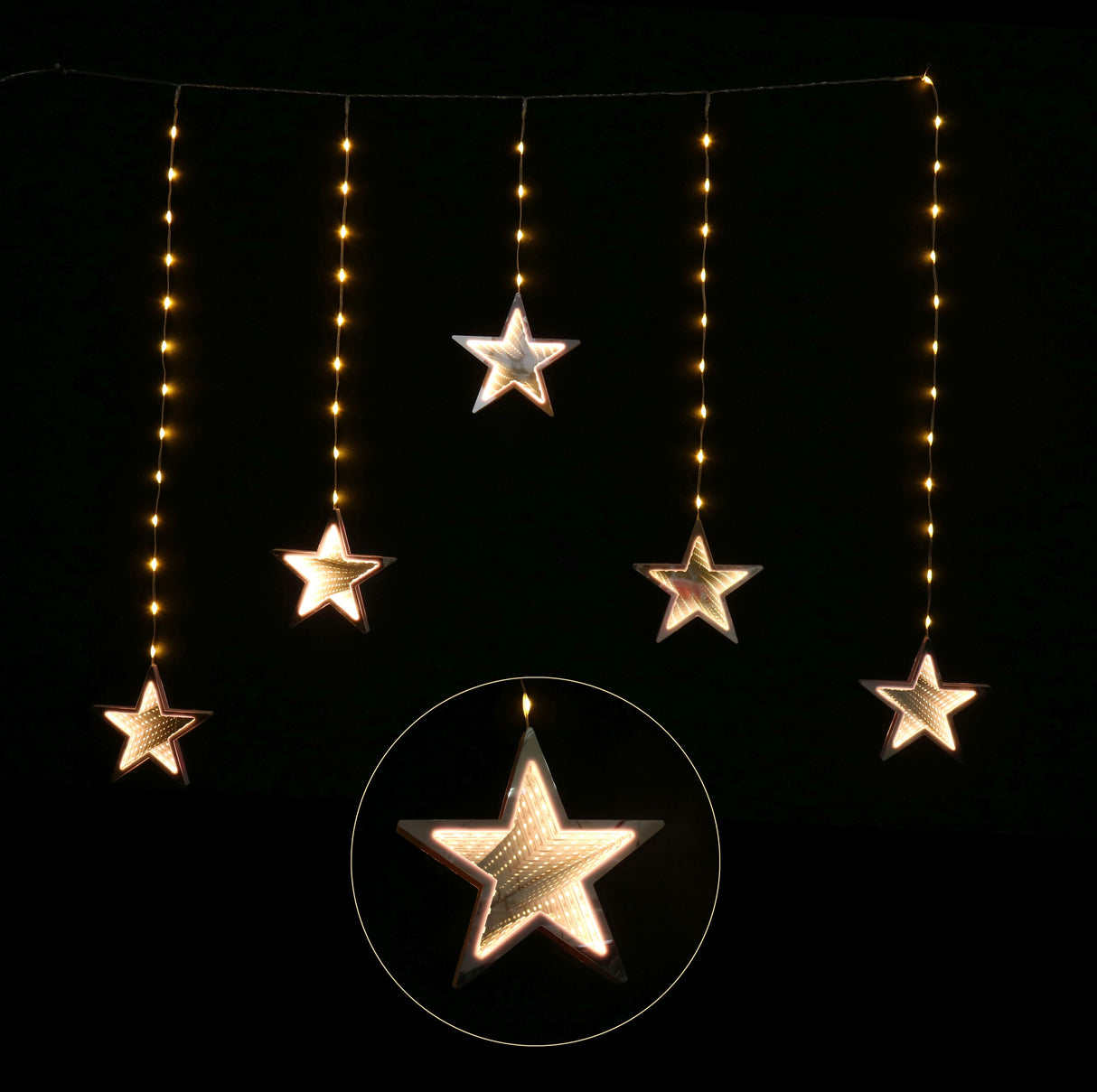 LED Starry Curtain Fairy Lights - Available in Cool White and Warm White
