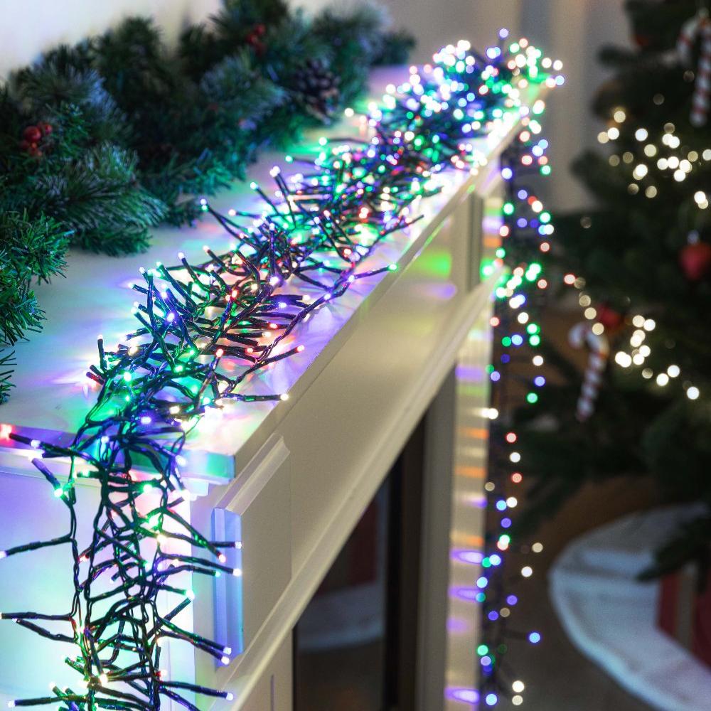 Battery-Operated LED String Lights - 200 Colorful or Warm White Bulbs for Any Occasion