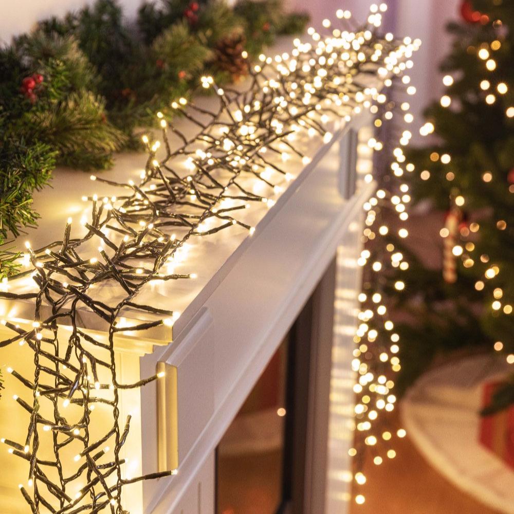 Battery-Operated LED String Lights - 200 Colorful or Warm White Bulbs for Any Occasion