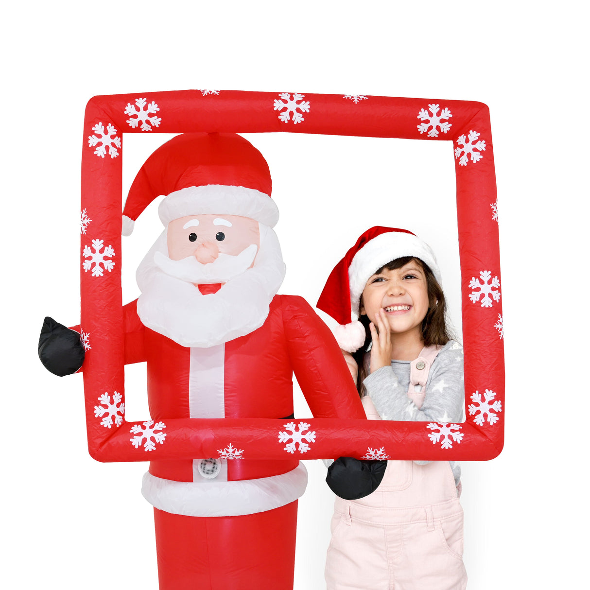 Inflatable Musical Santa Photo Frame 180cm