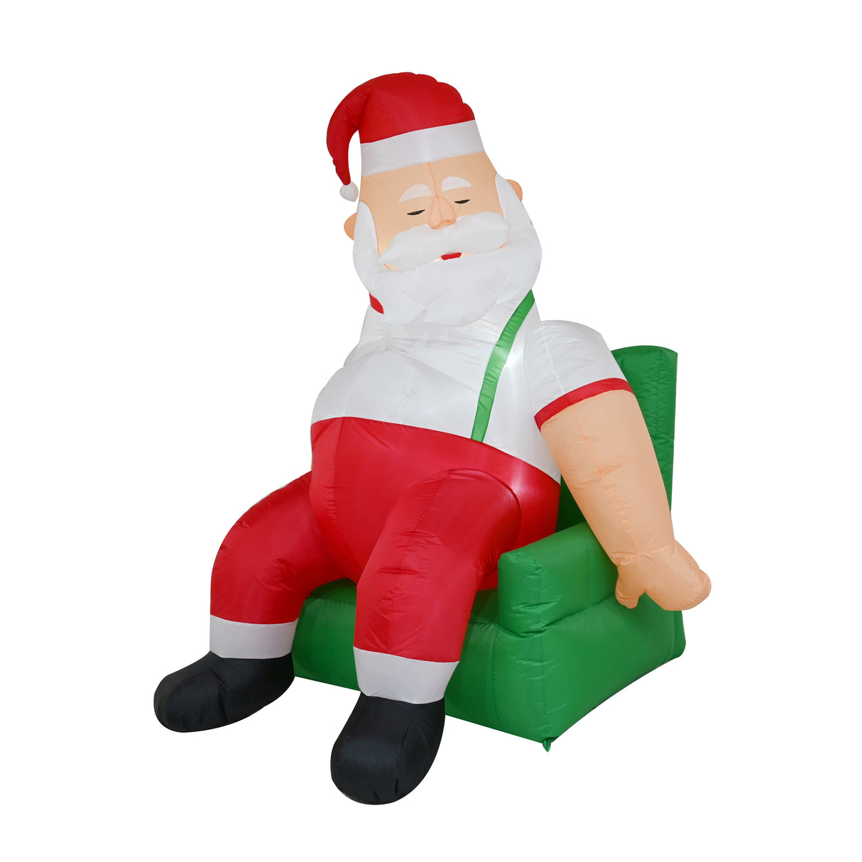 Giant Inflatable Couch Potato Santa - 190cm Holiday Cheer
